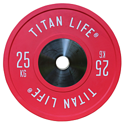 TITAN LIFE PRO Bumper Plate Elite 25 Kg