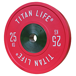 TITAN LIFE PRO Bumper Plate Elite 25 Kg