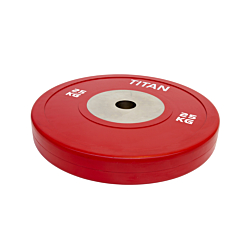 TITAN LIFE Bumper Plate Elite 25 Kg